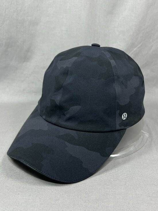 lululemon athletica Other - Lululemon Strapback Hat Navy Camouflage Running Golf Athletic Training Dad Mens